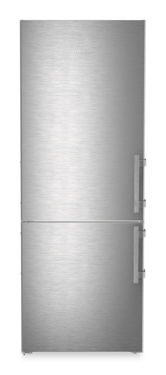 Liebherr 30" 16.8 Cu. Ft. SmartSteel Counter Depth Bottom Freezer Refrigerator-0