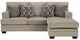 Signature Design by Ashley® Stonemeade Taupe Sofa and Chaise-1