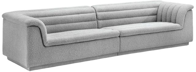 Meridian Furniture Cascade 2-Piece Gray Sofa-0