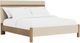 Riverside Furniture Bozeman Toasted Almond/White King Upholstered Panel Bed-0