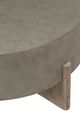 Liberty Furniture Affinity Gray Cocktail Table with Dusty Taupe Base-4