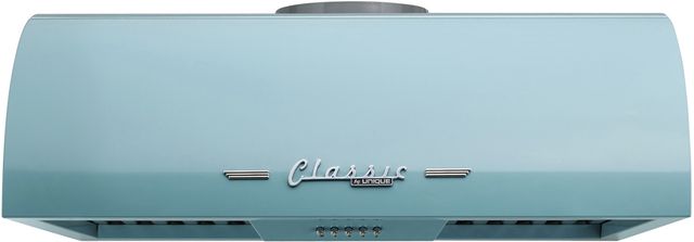 Unique® Appliances Classic Retro 24" Ocean Mist Turquoise Wall Mounted Range Hood-0