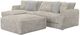 Jackson Furniture Bucktown 3-Piece Parchment Left Side Facing Chaise Sectional-0