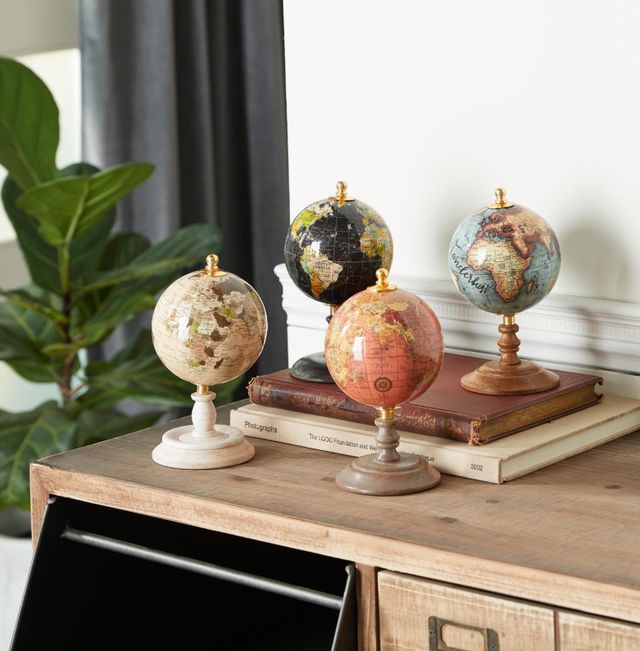 Deco Marche 4-Piece Multi-Colored Small Globe Set-3