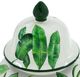 A & B Home Urn Green Lovise Palm Lidded Jar-3