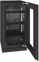U-Line® Seamless Collection 18" 3.5 Cu. Ft. Panel Ready Refrigerator with Glass Door-4