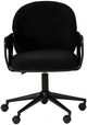 Linon Kamryn Black Office Chair-3