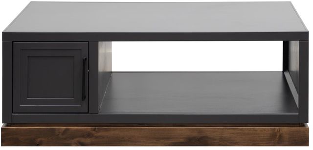 Legends Home Nora Seal Skin Cocktail Table with Whiskey Base-3