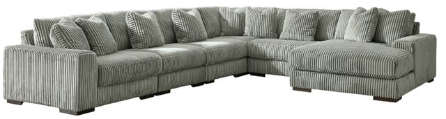 Signature Design by Ashley® Lindyn 6-Piece Fog U-Shape Sectional and Chaise-0