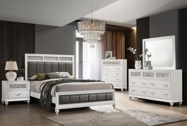 Coaster® Barzini White Dresser with Mirror-5
