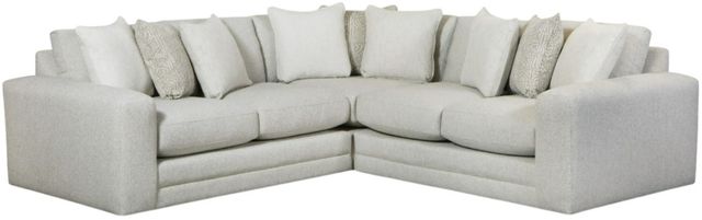 Fusion Furniture Hogan Cotton 2-Piece Gray Sectional-0