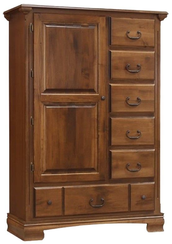 Wolfcraft Furniture Stonehaven Brown Gentleman’s Chest-0