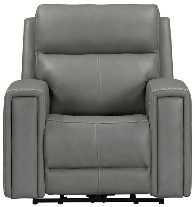Liberty Furniture Camden Aline Light Gray Leather Power Recliner-4