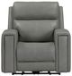 Liberty Furniture Camden Aline Light Gray Leather Power Recliner-4
