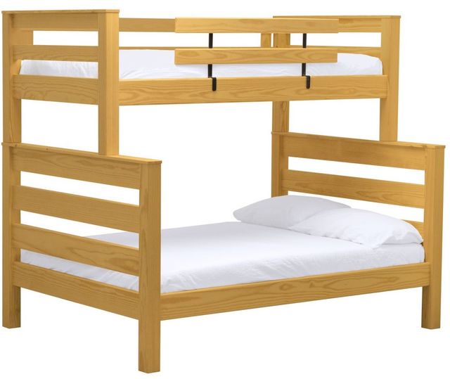 Crate Designs™ Furniture Classic Twin/Full Timber Frame Bunk Bed-0