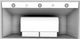Vent-A-Hood® 42" White Wall Mounted Liner Insert-2