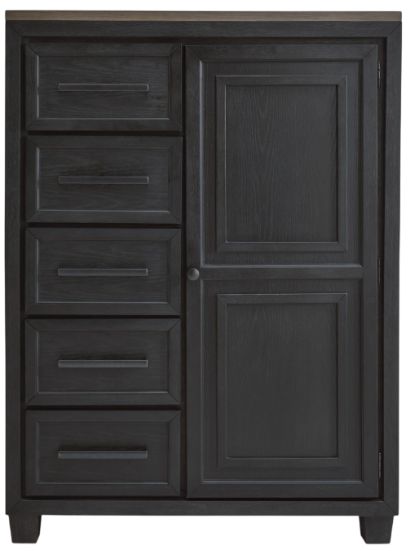 Signature Design by Ashley® Foyland Black/Brown Chest-1