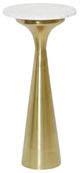 StyleCraft Light Brass Accent Drink Table-0