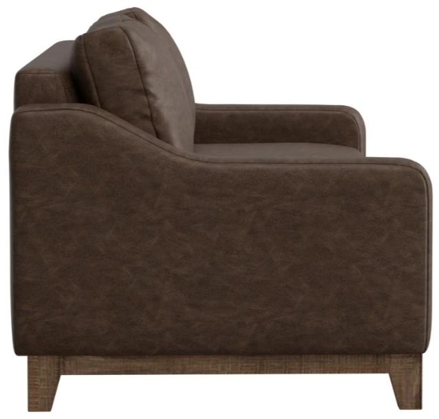 International Furniture Direct Olivo Brown Upholstered Sofa-3