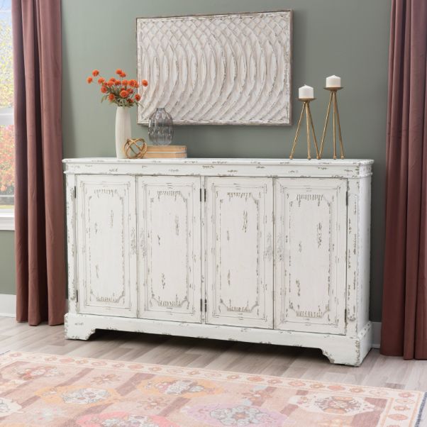 Coast2Coast Home™ Adelaide White Media Credenza-1