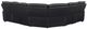 Homelegance® Fairway 3-Piece Black Power Reclining Sectional with Left Side Console-4