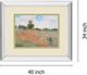 Classy Living Claude Monet Wild Poppies, Near Argenteuil 40" Wall Art-2