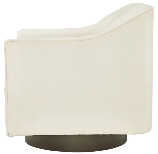 Signature Design by Ashley® Phantasm Chalk Swivel Accent Chair-2