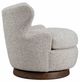 Alder & Tweed Furniture Luna Caramel Popcorn/Modern Mocha Occasional Swivel Accent Chair-2