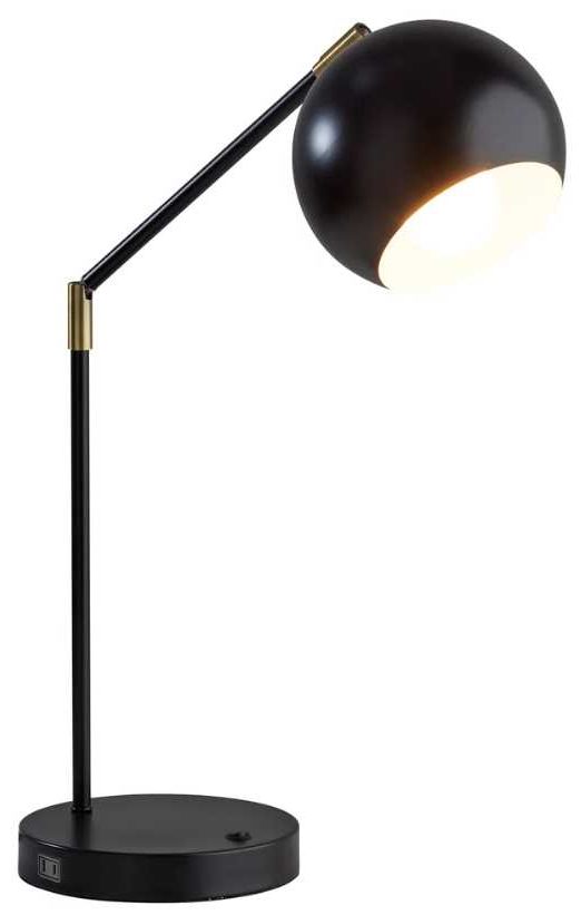 Adesso® Ashbury Black Desk Lamp-0