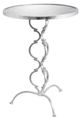 A & B Home Charmain Silver Side Table-0