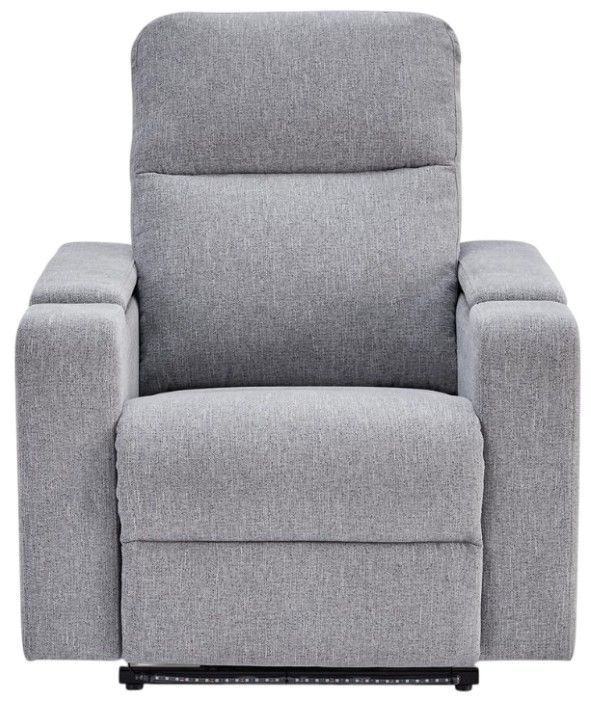 Signature Design by Ashley® Pineland Pewter Power Glider Recliner with Audio System-1
