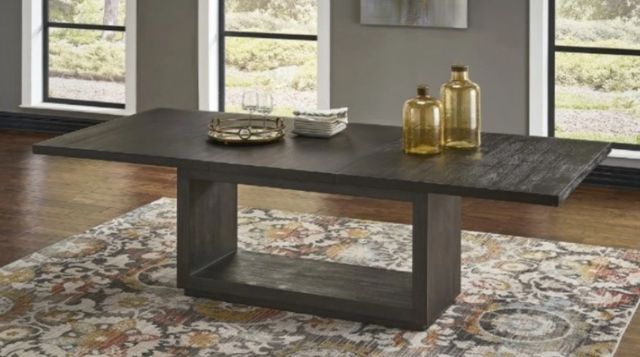 Modus Furniture Oxford Basalt Gray Dining Table-1