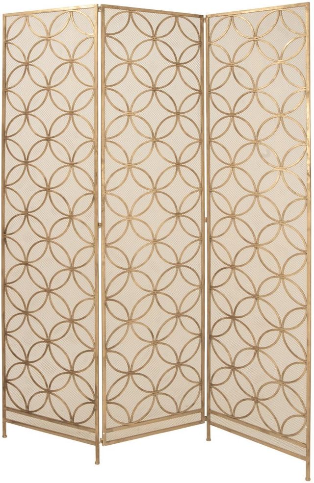 Deco Marche Brass Room Panel Screen Divider-0