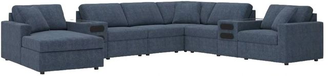 Signature Design by Ashley® Modmax 8-Piece Ink Left-Arm Facing Sectional and Chaise with Audio Consoles-0