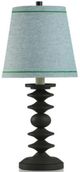 Stylecraft Dann Foley Lifestyle Black/Blue Table Lamp-0