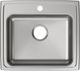 Elkay Lustertone® Classic Lustrous Satin 22" x 19-1/2" x 6-1/2" 1-Hole Single Bowl Drop-In ADA Sink-1
