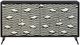 Crestview Collection Capella Black/Cream Sideboard-1