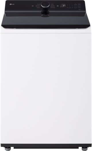 LG 5.3 Cu. Ft. Alpine White 4-Way® Agitator Top Load Washer with EasyUnload™ and AI Sensing