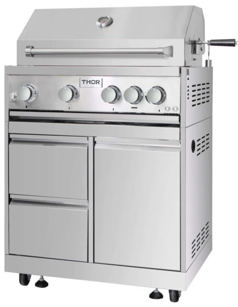 Thor Kitchen® 32" Stainless Steel BBQ Grill Cabinet -2