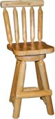 Best Craft Furniture W14 White Cedar Swivel Bar Stool-0