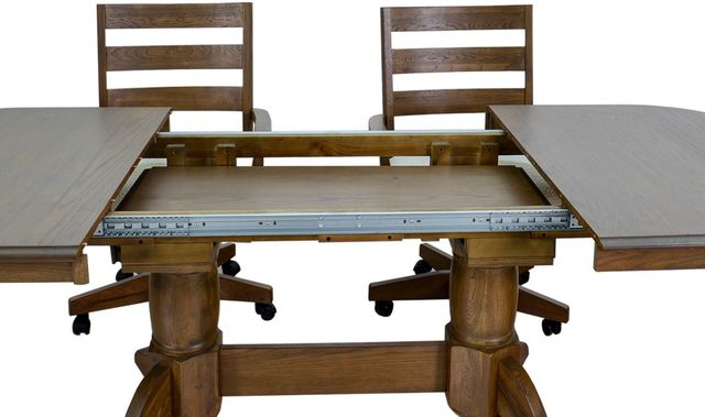 Intercon Colonial Oak 7-Piece Weathered Chestnut Dining Set-3