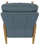 Best® Home Furnishings Customizable Ryberson Leather Manual High Leg Recliner with Honey Birch Legs-5