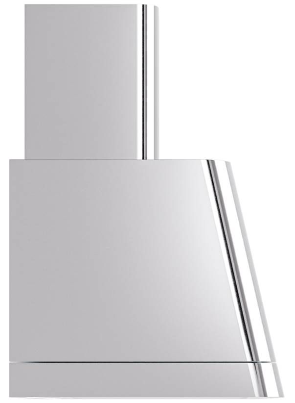 Ilve® Panoramagic 36" Stainless Steel Wall Mounted Range Hood with Silver Trim-2