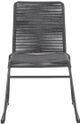 Coaster® Jerome 2-Piece Charcoal Upholstered Stackable Side Chairs-1