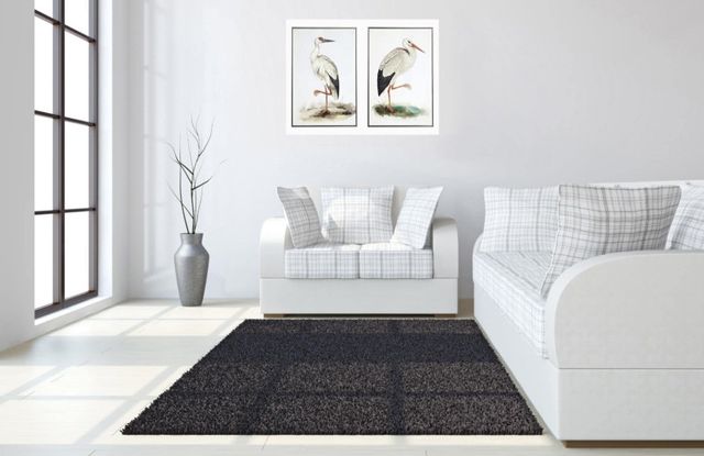 Classy Living 2-Piece Elegant Twin Storks Naturale Canvas Wall Art Set-1