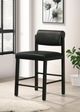 Coaster® Kehoe 2-Piece Black Counter Stool Set-1