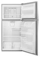 Whirlpool® 18.2 Cu. Ft. Monochromatic Stainless Steel Top Freezer Refrigerator-2