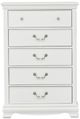 Mazin Furniture Lucida White Chest-0