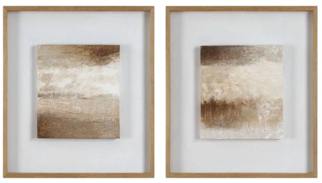 Uttermost® Between Lines 2-Piece Abstract Painting-0