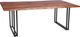 Porter International Designs Manzanita Harvest Dining Table with Black W Base-0